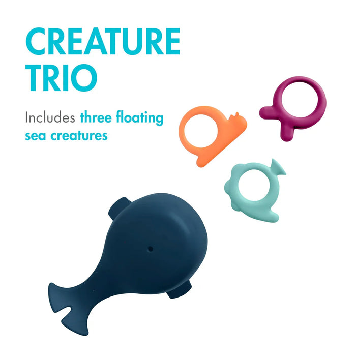 Boon® - Boon Chomp Hungry Whale Bath Toy – Floating Bath Time Fun for Toddlers