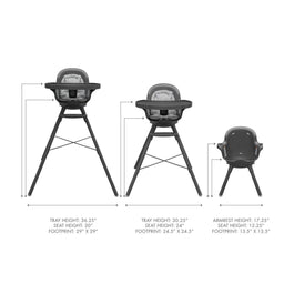 Boon® - Boon GRUB Dishwasher-Safe Adjustable Baby High Chair