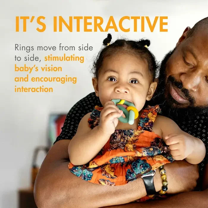 Boon® - Boon Hoop Silicone Teether – Soft, Safe & Soothing for Teething Babies