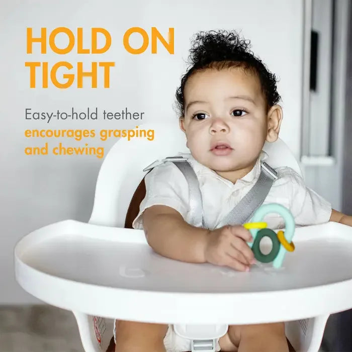 Boon® - Boon Hoop Silicone Teether – Soft, Safe & Soothing for Teething Babies