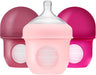 Boon® - Boon NURSH Silicone Pouch Bottle - 4oz/120ml - Assorted Colours - 3-pack