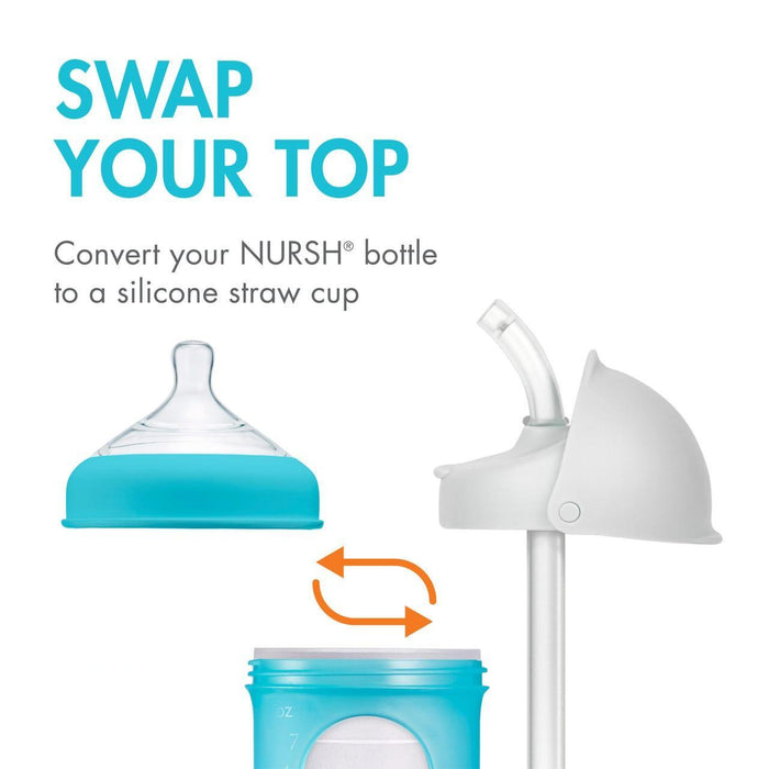 Boon® - Boon Nursh Silicone Straw Conversion Top – 2-Pack