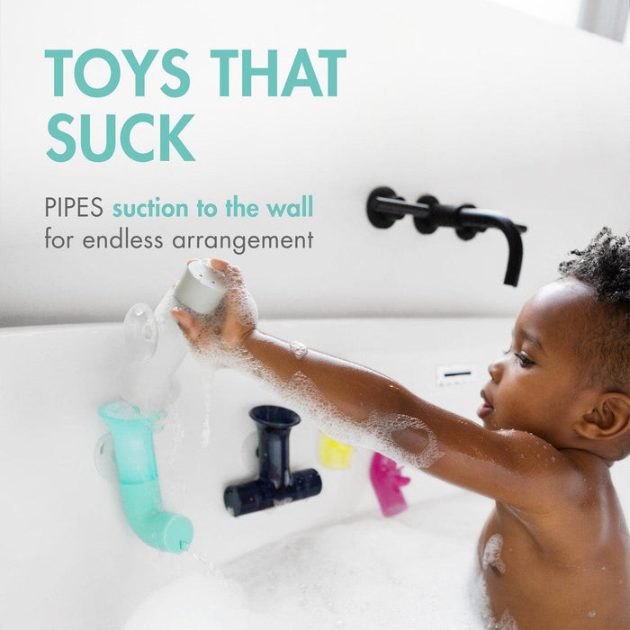 Boon® - Boon PIPES Building Bath Toy Set - plum/multi
