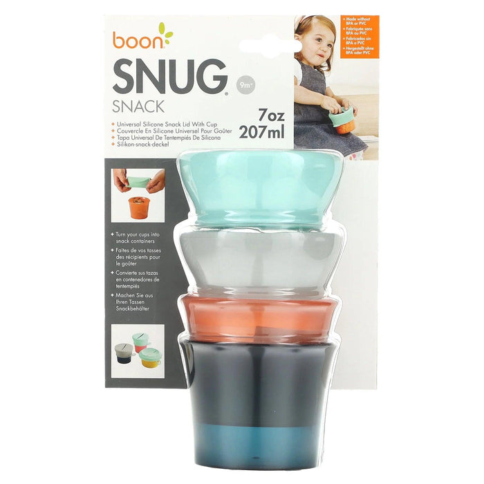 Boon® - Boon SNUG SNACK Universal Silicone Snack Cup and Lid - 2 Pack