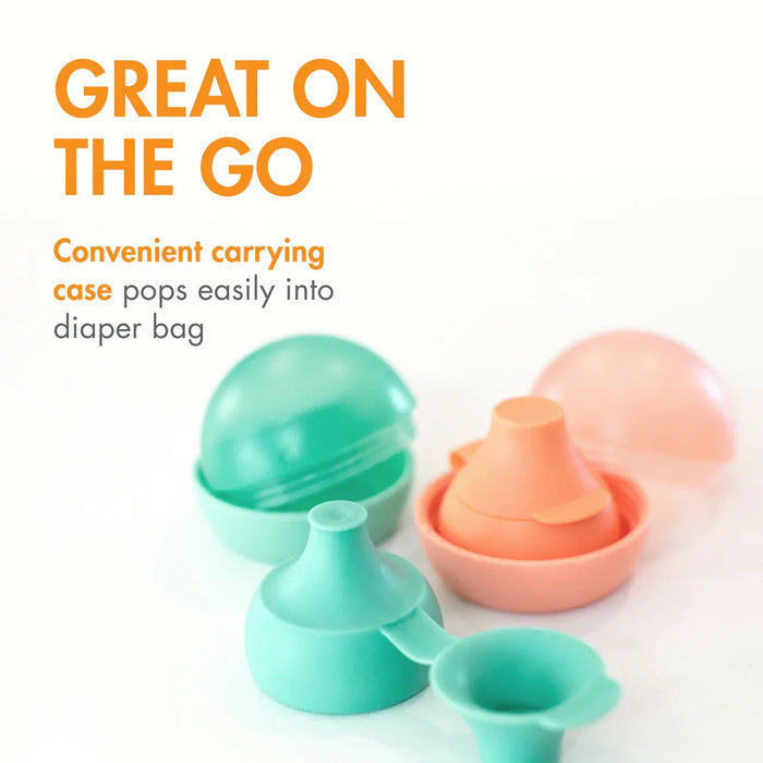 Boon® - Boon SNUG™ SIP Universal Water & Juice Bottle Topper - 2 Pack