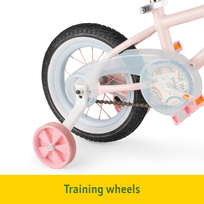 John Deere 12 Inch Child’s Bicycle with Removable Training Wheels – Clouds – Kids Bike for Ages 3 and Up