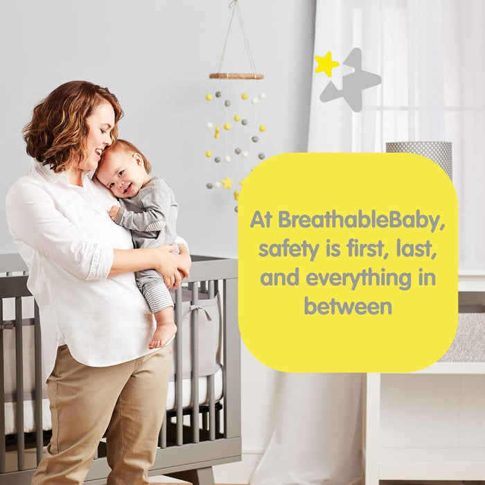BreathableBaby - BreathableBaby Breathable Mesh Liner for Full-Size Cribs, Classic 3mm Mesh