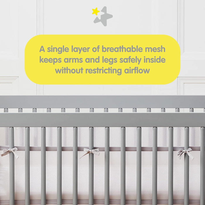BreathableBaby - BreathableBaby Breathable Mesh Liner for Full-Size Cribs, Classic 3mm Mesh