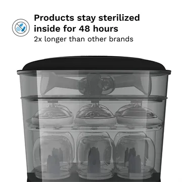 Stérilisateur Séchoir Avancé Baby Brezza® One Step - Noir