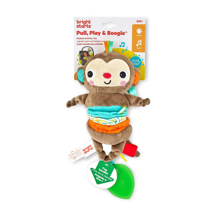 Bright Starts® - Bright Starts Pull, Play & Boogie™ Musical Activity Toy - Monkey