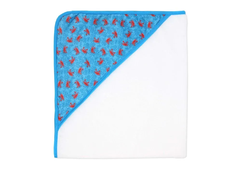 Buba Baby - 9pc Hooded Towel with Washcloth & 3 Bath Toys Set