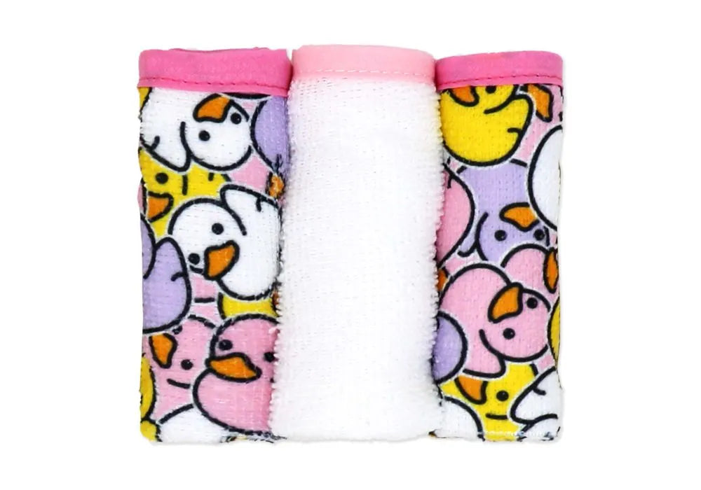 Buba Baby - 9pc Hooded Towel with Washcloth & 3 Bath Toys Set