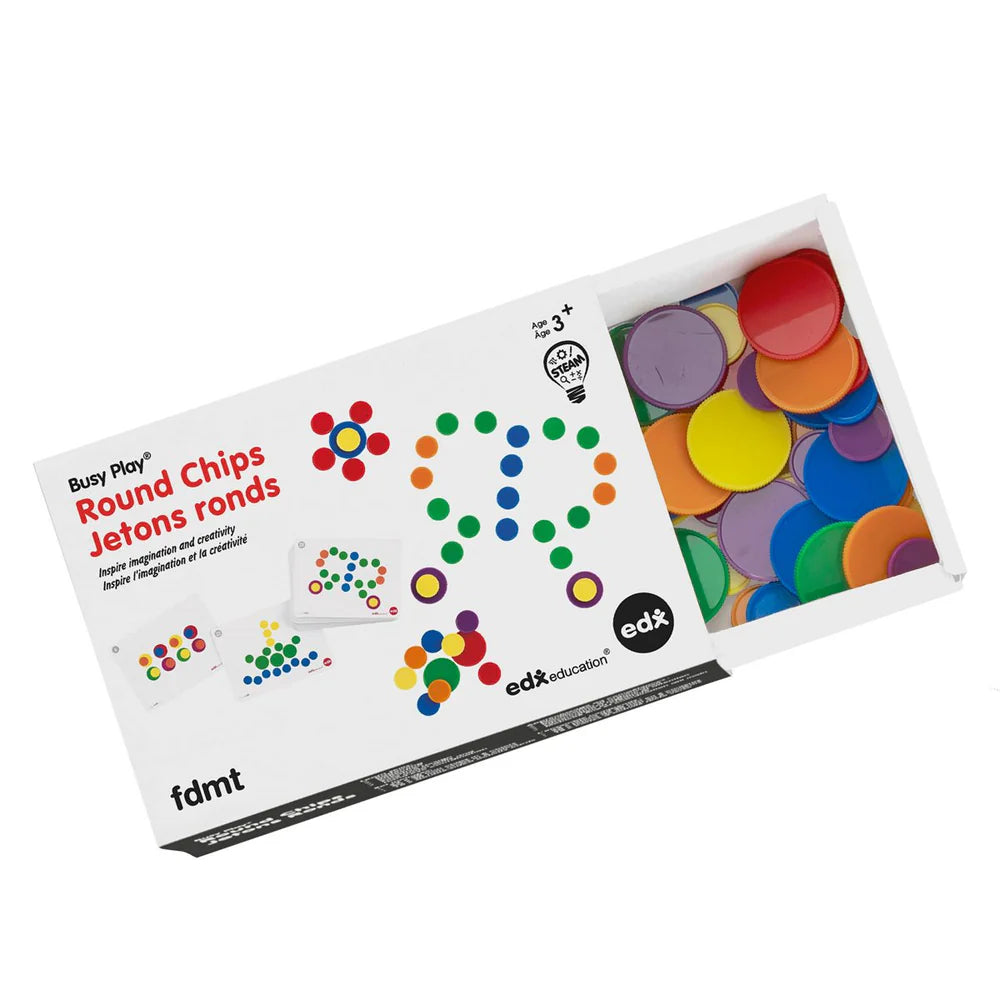 FDMT Busy Play Round Chips STEM learning game educational