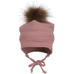 CaliKids® - CaliKids Baby and Toddler Mid-Season Pompom Rib Hat – 3 to 18 Months