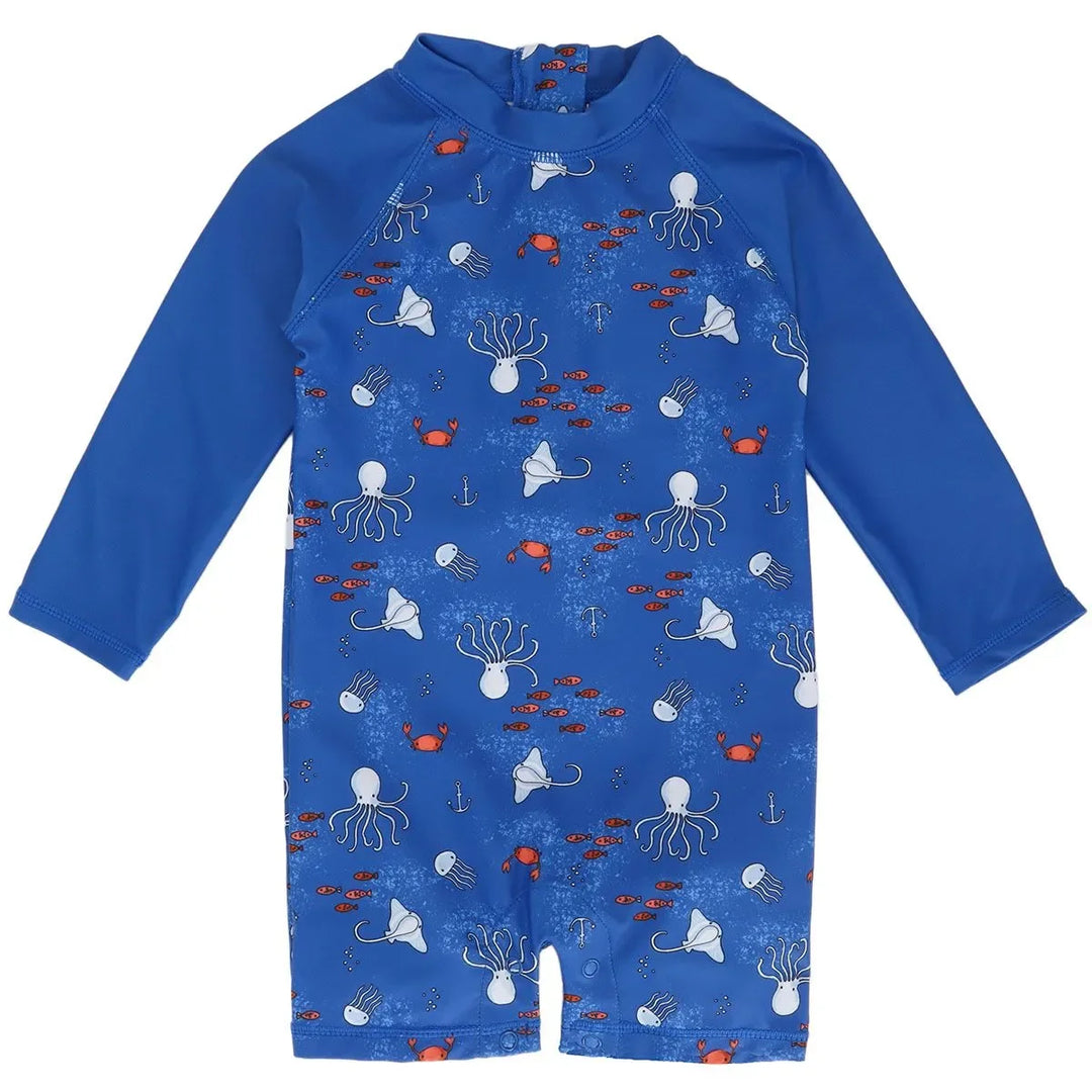 CaliKids® - Calikids Baby Boys One Piece Octopus Swimsuit – Sizes 6 to 24 Months