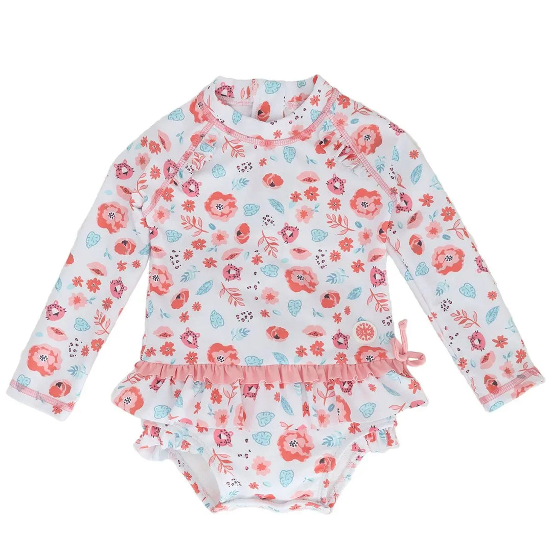 CaliKids® - Calikids Baby Girls One-Piece Swimsuit – Sizes 6 to 24 Months