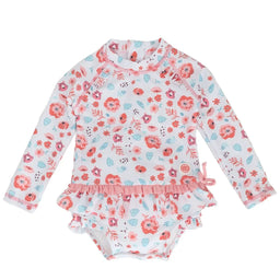 CaliKids® - Calikids Baby Girls One-Piece Swimsuit – Sizes 6 to 24 Months