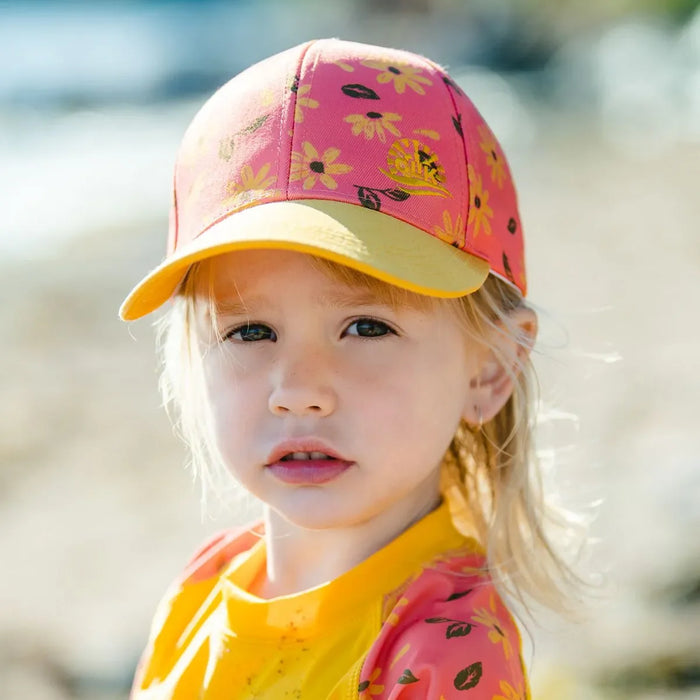 CaliKids® - Calikids Daisy Toddler & Kid Girls Summer Cap – Sizes 18 Months to 5+ Years