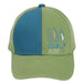 CaliKids® - Calikids Toddler & Kid Boys’ Summer Cap – Green Combo – Sizes 18m to 5+Y
