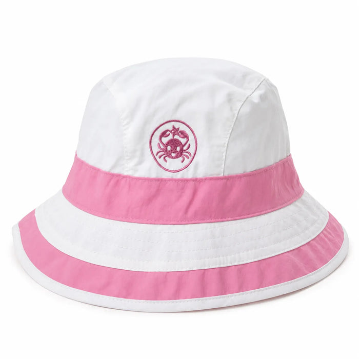 Calikids® Chapeau de soleil UV50+ à séchage rapide pour enfants, motif crabe, tailles 0M-5A+