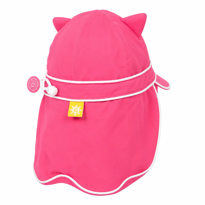 Calikids® Chapeau de soleil à rabat léopard séchage rapide UPF50+ pour enfants, tailles 0 mois-36 mois