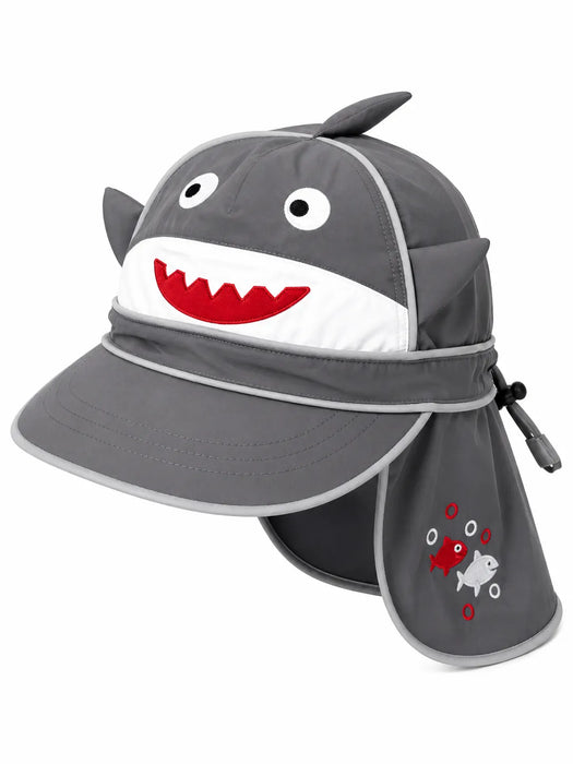 Calikids® Kids Quick Dry UV50+ Shark Flap Sun Hat Sizes 0M-36M