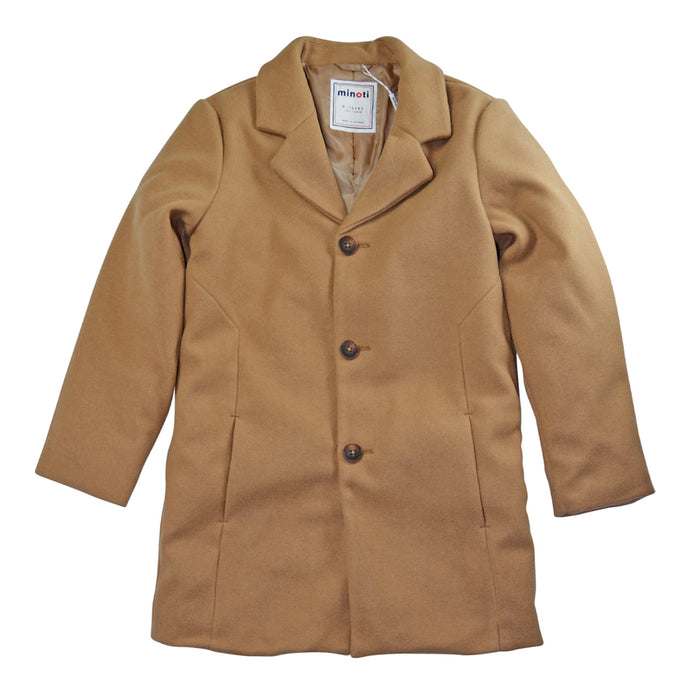Manteau habillé pour garçons en feutre de Minoti – Tailles 8 à 14 ans
