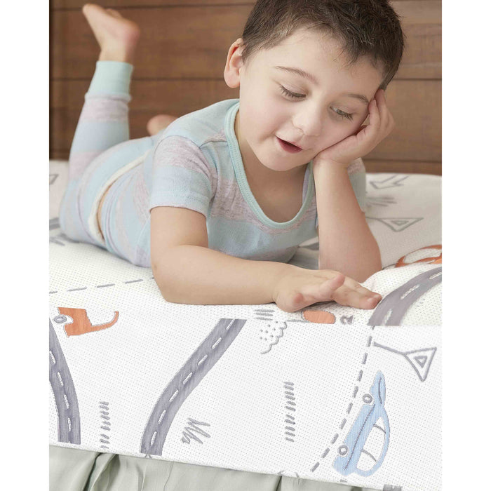 Dream On Me Cars on the Go Crib & Toddler Mattress image 11