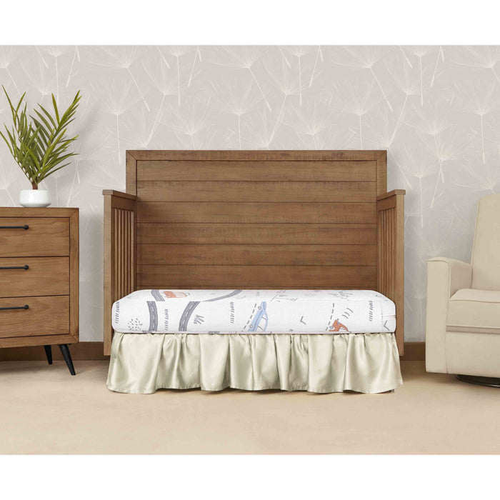 Dream On Me Cars on the Go Crib & Toddler Mattress image 1
