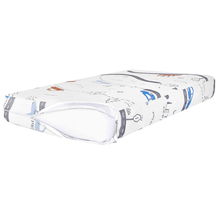 Dream On Me Cars on the Go Crib & Toddler Mattress image 7