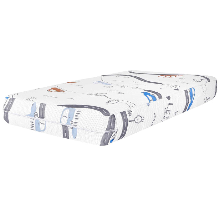 Dream On Me Cars on the Go Crib & Toddler Mattress image 8