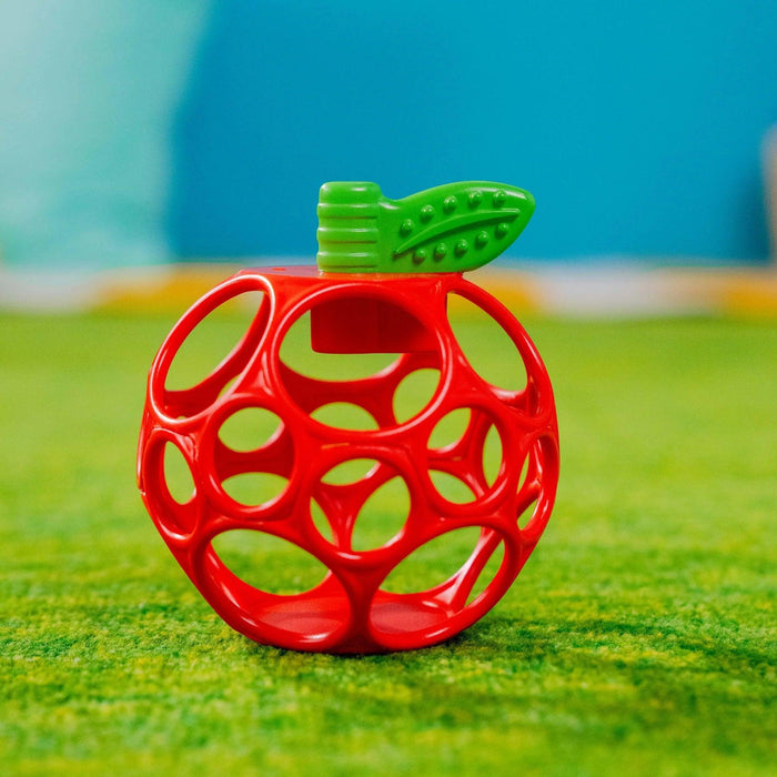 Bright Starts Hold My Own Easy-Grasp Teether Toy – Apple
