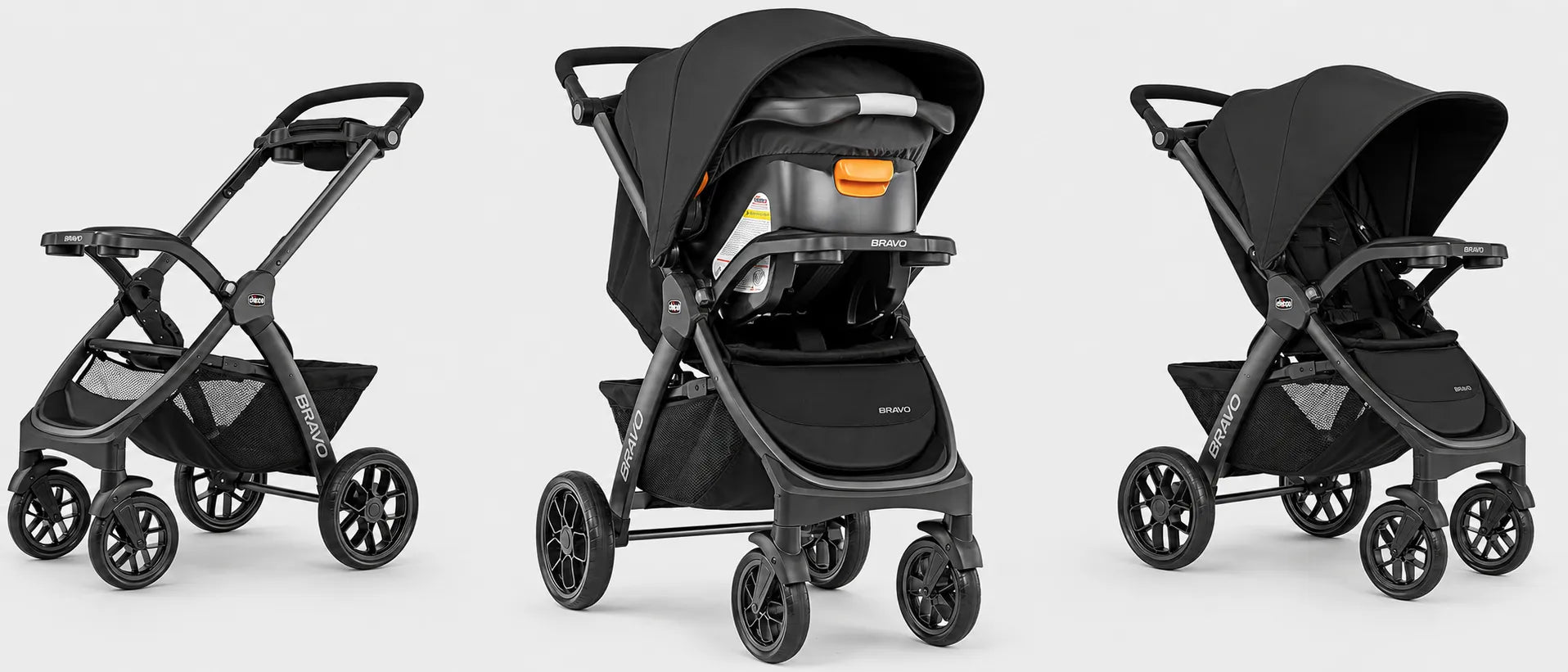 Chicco® Bravo™ Trio 3-in-1 Travel System - Black