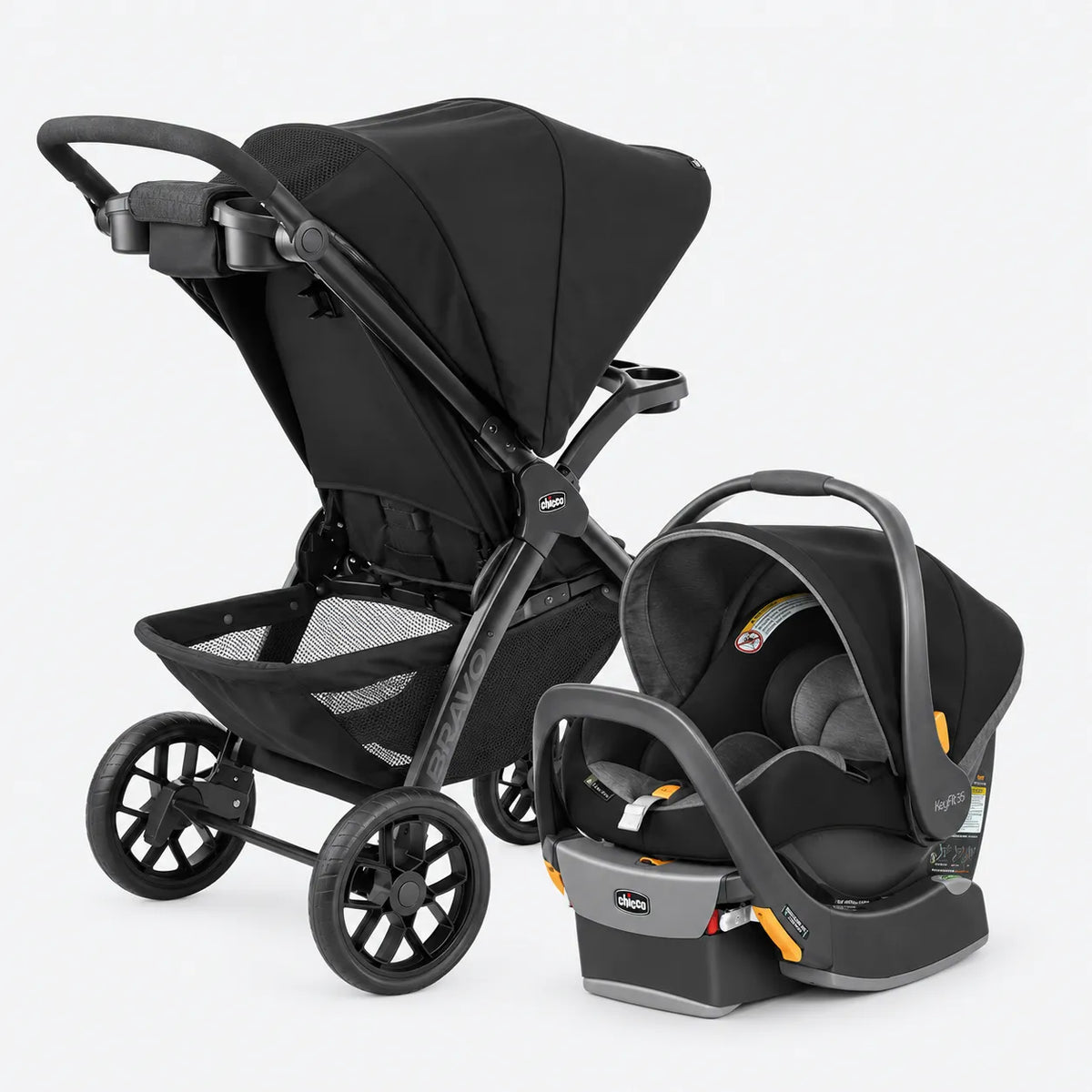 Chicco® Bravo™ Trio 3-in-1 Travel System - Black
