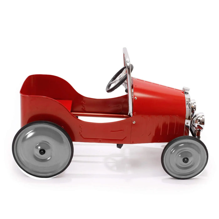 Baghera Classic Pedal Car Ride-On for Kids 3+ – Vintage Metal Pedal Car