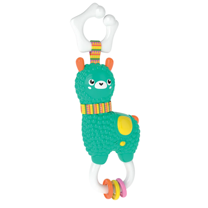 Clementoni® - Clementoni Interactive Rattle & Teether Toy - Alpaca