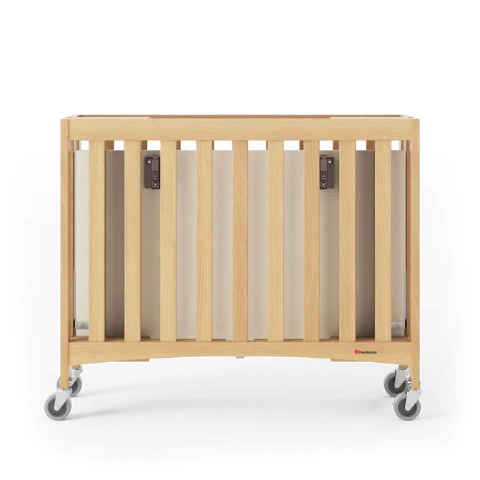 Foundations® Travel Sleeper™ Folding Mini Crib – Compact Commercial Infant Crib