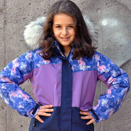 Conifere - Conifere Billow Charm Girls Snowsuit Set - Purple - (Size 7)