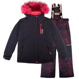 Conifere - Conifere IRAZU Girl's Dark Navy Snowsuit Set