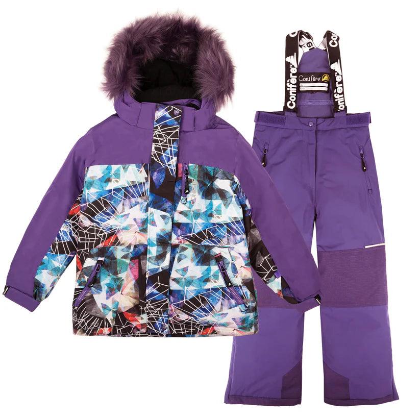 Conifere - Conifere TAKLA - Girls Kaleidoscope Snowsuit - (Sizes 7 & 10)