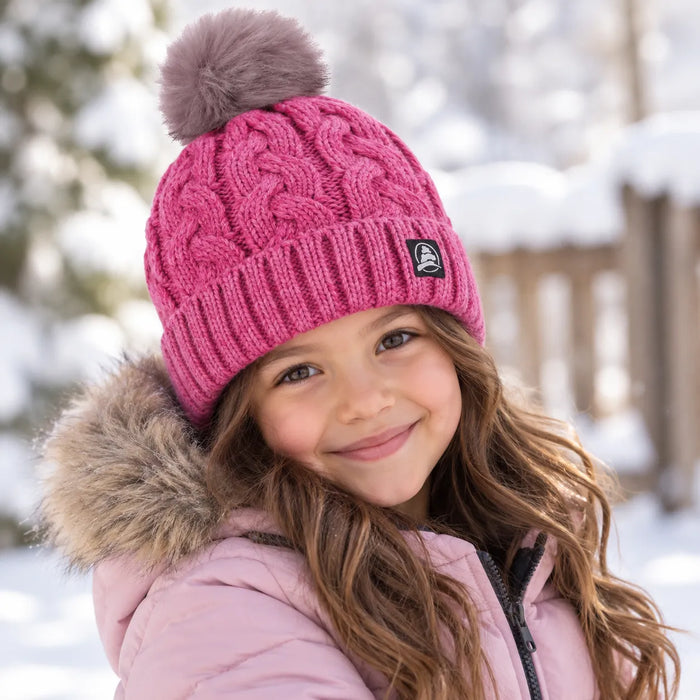 Conifere® - Cyprian - Pink Melange Knit Hat - S-XL
