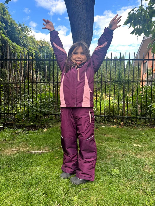 Conifere® Kaussi Jacaranda Rasberry Girls 2-Piece Snowsuit, Sizes 4–16