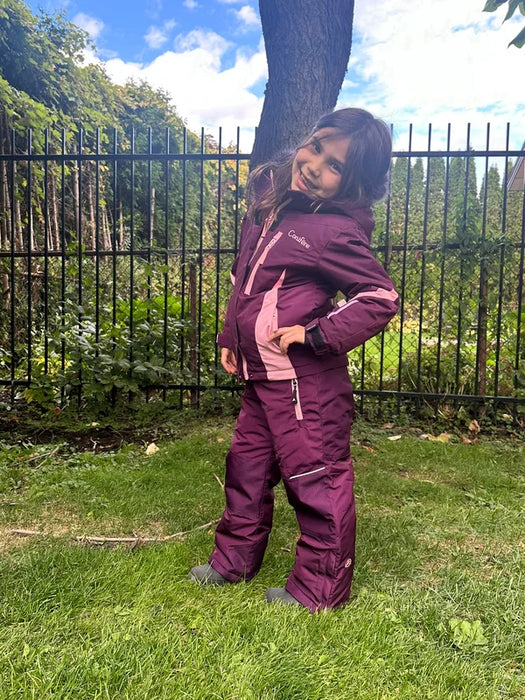 Conifere® Kaussi Jacaranda Rasberry Girls 2-Piece Snowsuit, Sizes 4–16