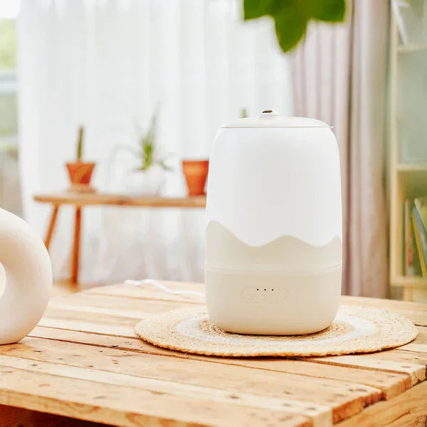 Crane - Babymoov® Cool Mist Wave Humidifier – 3-in-1 Ultrasonic Humidifier, Nightlight & Essential Oil Diffuser