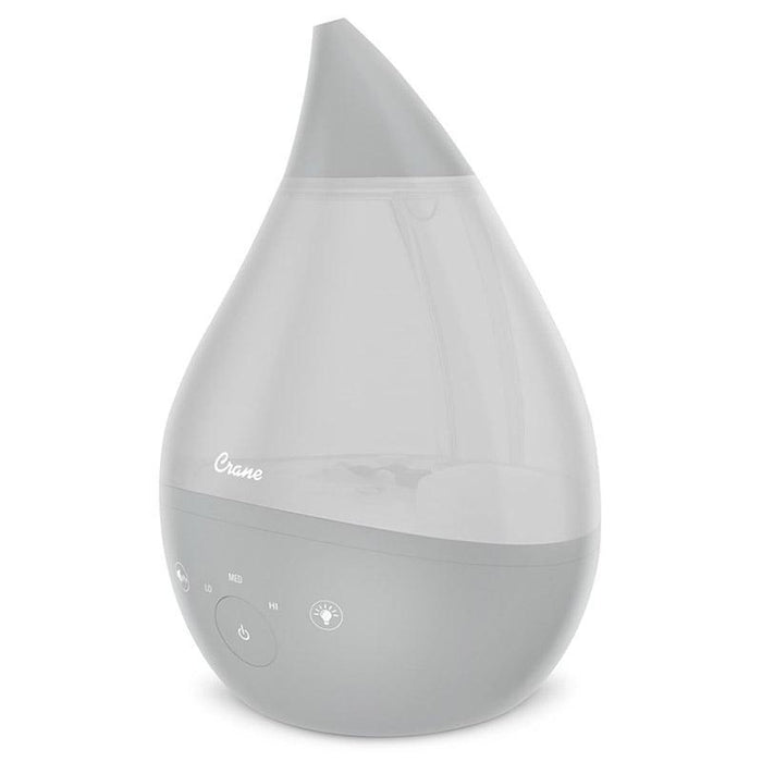 Crane - Crane 4-in-1 Filter-Free Top Fill Ultrasonic Cool Mist Humidifier with Sound Machine & Night Light, 1 Gallon