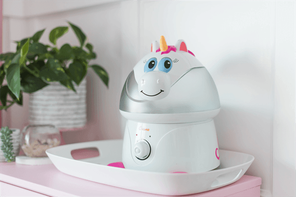 Crane - Crane Adorable Filter-Free Ultrasonic Cool Mist Humidifier, 1 Gallon - Unicorn