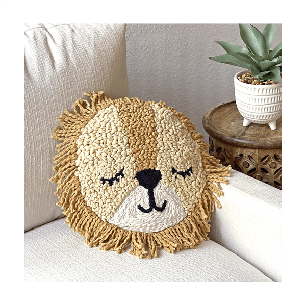 Crane - Crane Baby & Kids Room Lion Decorative Pillow - Kendi