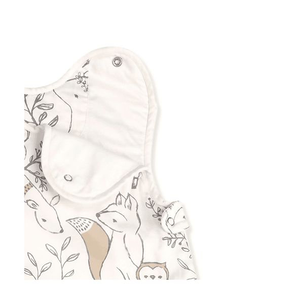 Crane - Crane Cotton Sateen Baby Wearable Blanket Ezra Prints - 0-9m