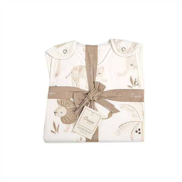Crane - Crane Cotton Sateen Wearable Blanket Kendi Print - 0-9m