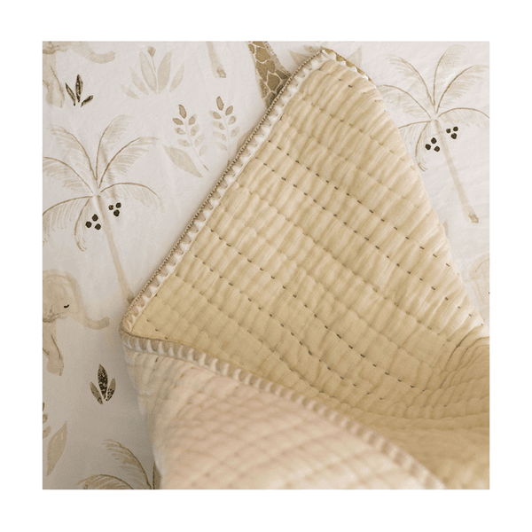 Crane - Crane Crib Bedding Baby Quilted Blanket - Kendi
